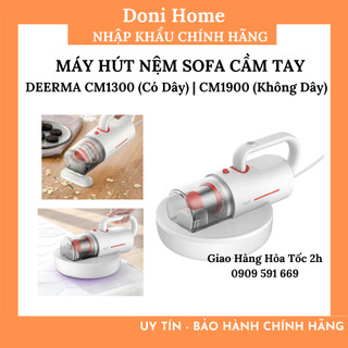 Máy Hút Bụi Cầm Tay CÓ DÂY Deerma CM1300  KHÔNG DÂY Deerma CM1900 - Hàng Chính Hãng