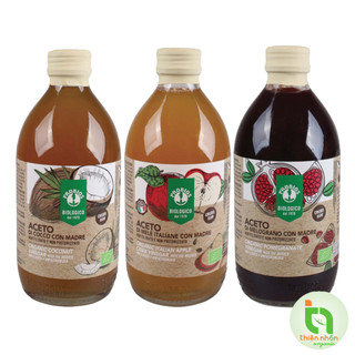 Giấm táo - giấm dừa - giấm lựu hữu cơ có giấm cái probios 500ml
