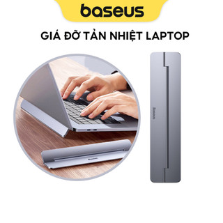 Giá Đỡ Máy Tính Hãng Baseus Làm Từ Hợp Kim Có Thể Gập Gọn Dành Cho Pro Air 12-17 Inch