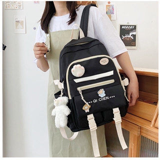 Balo nữ đi học đẹp giá rẻ, Balo nam nữ đi học cặp đi học thời trang đựng laptop, Ba lô nhiều ngăn ulzzang chống nước