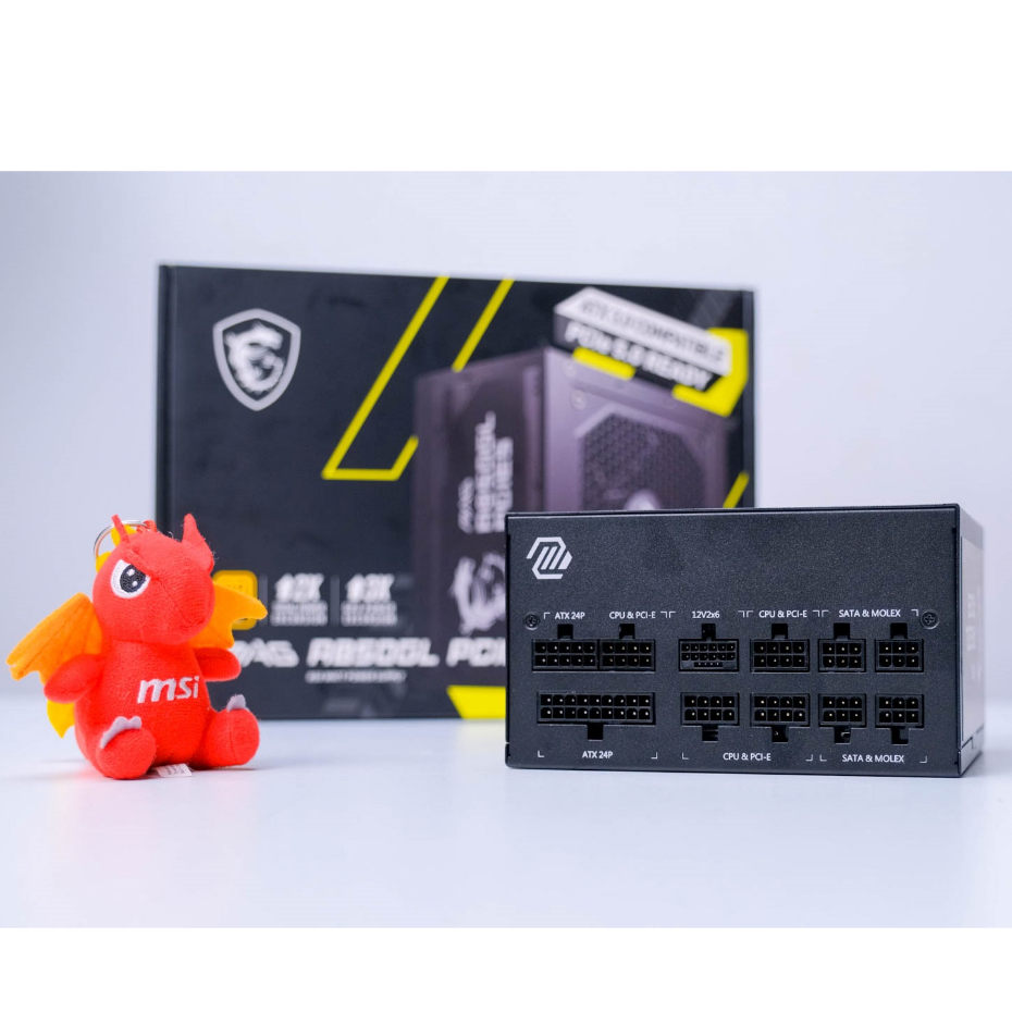 Nguồn Máy Tính MSI MAG A850GL PCIE5 850W - 80 Plus Gold