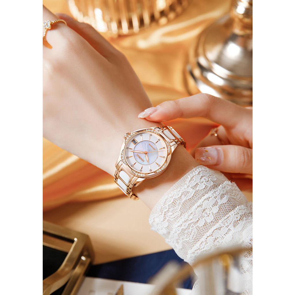 Đồng hồ nữ chính hãng LEONIDAS LD80129-1 Kính sapphire ,chống xước ,Chống nước 50m ,Bảo hành 24 tháng,Máy cơ (automatic)