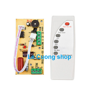 (SỐC) Bộ mạch SKQ - FAN điều khiển quạt từ xa (Điều khiển chữ tiếng Việt),quạt điều khiển từ xa