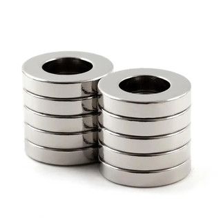 Nam châm vĩnh cửu hình tròn lỗ thẳng 10mm lực hút mạnh nhiều kích thước