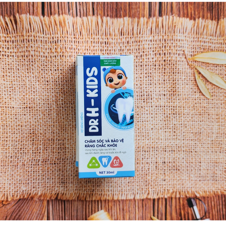Xịt Chống Sâu Răng DRH - KIDS Chính Hãng Cho Bé Sơ Sinh Trở Lên Giúp Bảo Vệ Và Làm Sạch Răng, Ngừa Mảng Bám