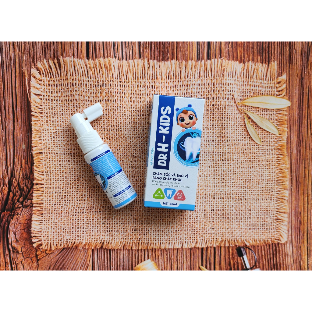 Xịt Chống Sâu Răng DRH - KIDS Chính Hãng Cho Bé Sơ Sinh Trở Lên Giúp Bảo Vệ Và Làm Sạch Răng, Ngừa Mảng Bám