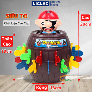 Bộ đồ chơi Đâm Hải Tặc SIÊU TO loại ĐẠI ( 24 Kiếm ), Đồ chơi giải trí kịch tính vui nhộn cho gia đình và bạn bè - LICLAC