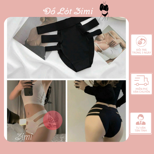 Quần lót su, Quần lót su xẻ 3 dây hông phong cách mới lạ