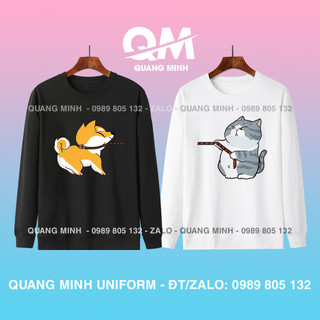 Áo nỉ bông thu đông nam nữ chất đẹp