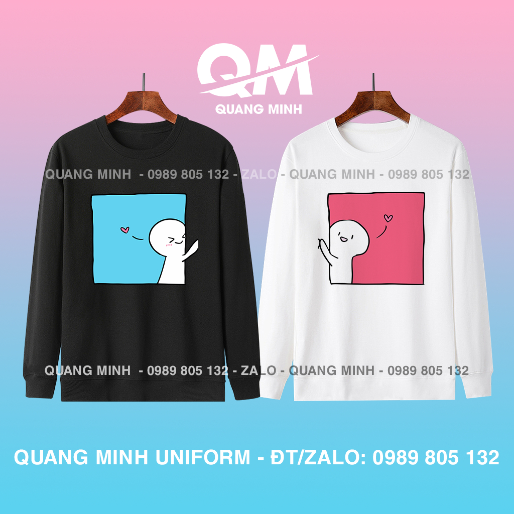 { giá sỉ } Áo Nỉ Tay Dài Thu Đông