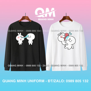 Áo nỉ cặp đôi hình chipi siêu đẹp