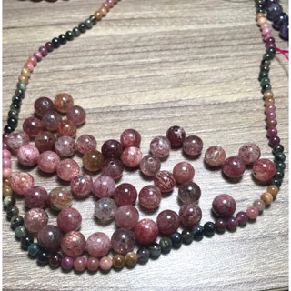 [Strawberry Quartz] Hạt đá thach anh dâu tây 7-8mm