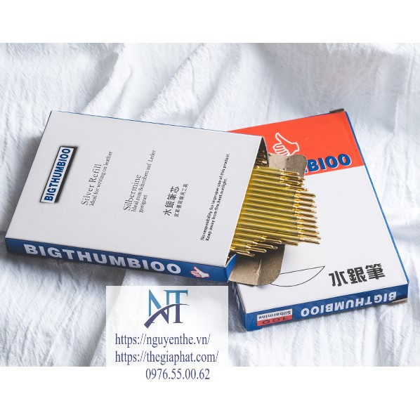 Bút Ngân Đồng Bút Bạc Đồng Hộp 100 cái