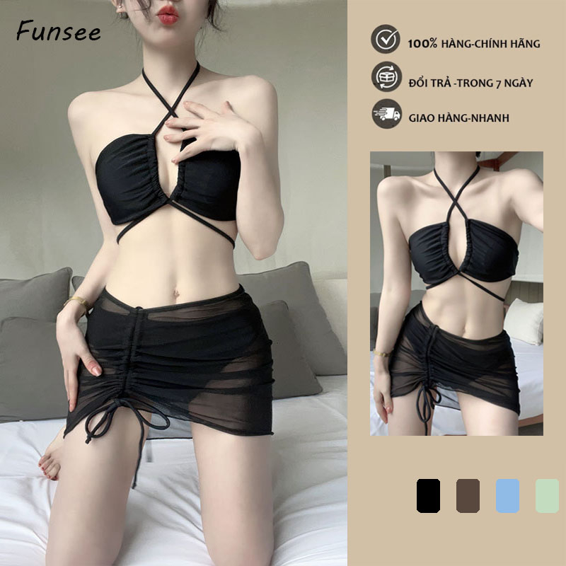 Châu âu và mỹ qua biên giới mới sexy belt sarong bikini ba mảnh bộ sưu tập beach resort sanya beach 