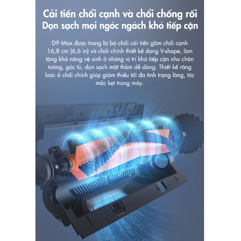 Robot hút bụi lau nhà Dreame D9 Max – Bản Quốc Tế – BH 18 tháng - MiViet