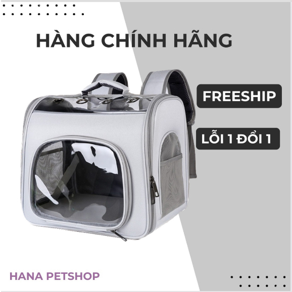 Balo trong suốt vận chuyển cho mèo, balo dáng đứng vận chuyển thú cưng cao cấp - TA2
