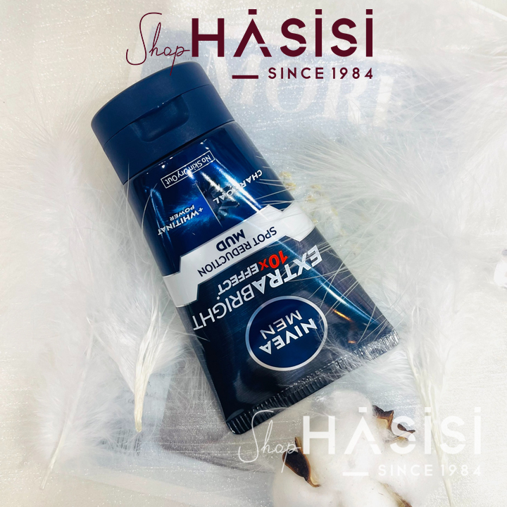 Sữa Rửa Mặt Sáng Da & Mờ Thâm NIVEA - Men Extra Bright 10X Effect Spot Reduction Mud 100g