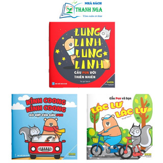 Sách - Truyện tranh Ehon âm thanh Gấu Pun (Bộ 3 cuốn)