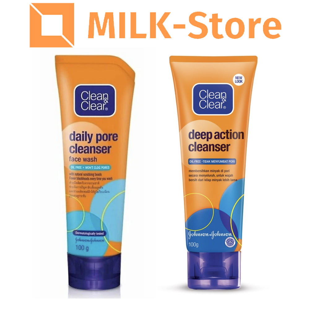 Sữa Rửa Mặt Clean&Clear Chống Nhờn Tác Dụng Sạch Sâu 100g mẫu mới 2024