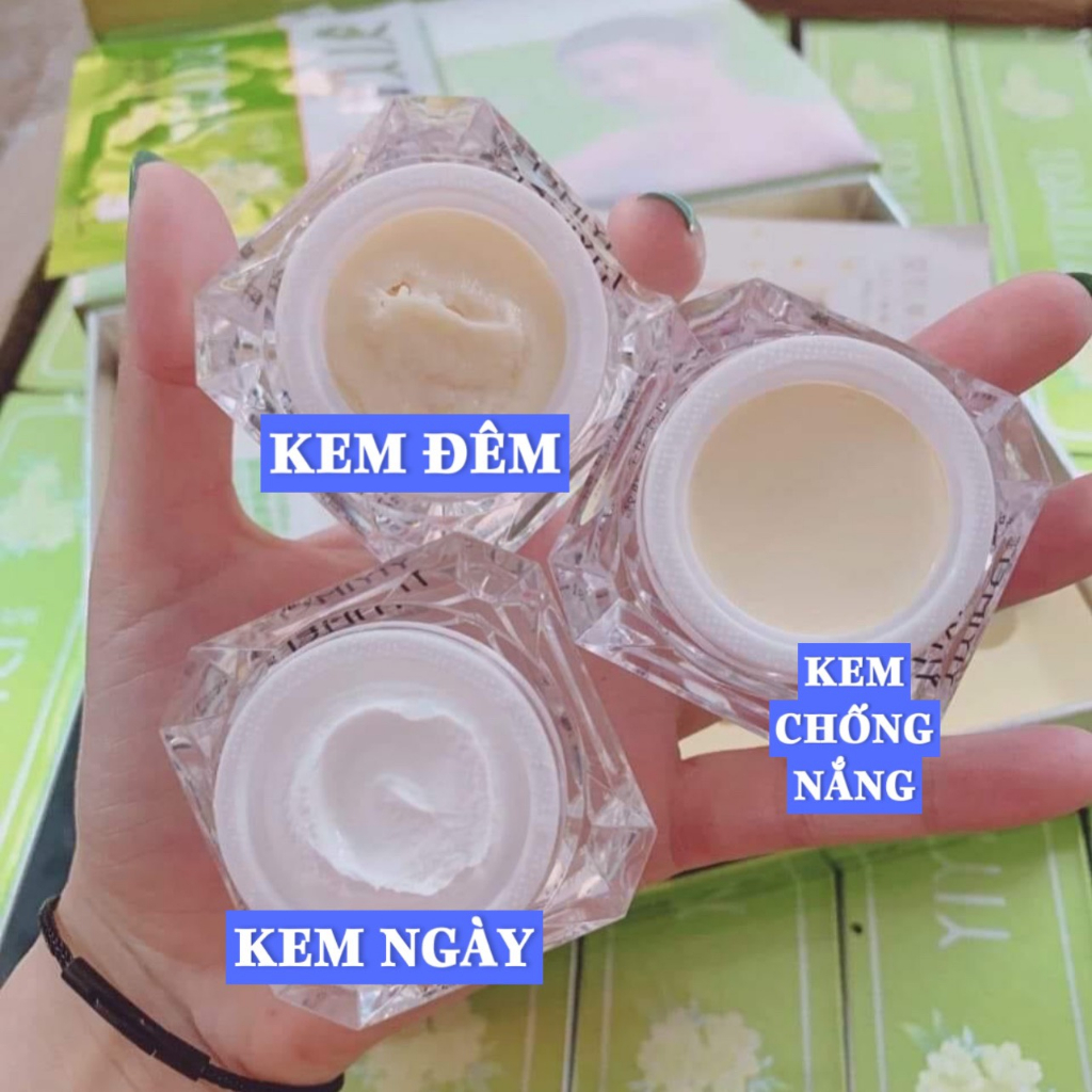 Bộ Mỹ Phẩm Yiyimei 5in1 Kem Dưỡng Trắng Da Xóa Mờ Mám, Tàn Nhang