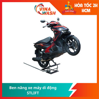 Ben nâng rửa xe máy di động stlift