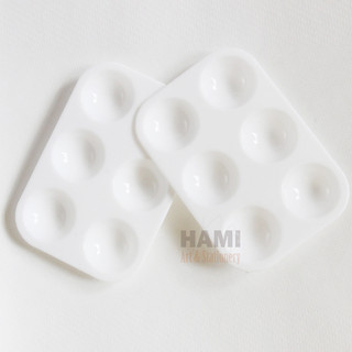 Khay Pha Màu 6 ô, bảng Palette