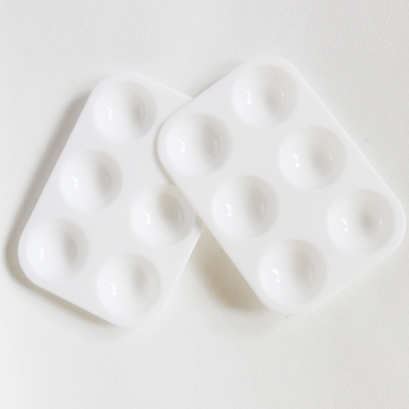 Khay Pha Màu 6 ô, bảng Palette