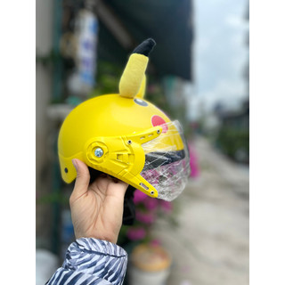 nón bảo hiểm cho e bé 2 đên 7t (pikachu)