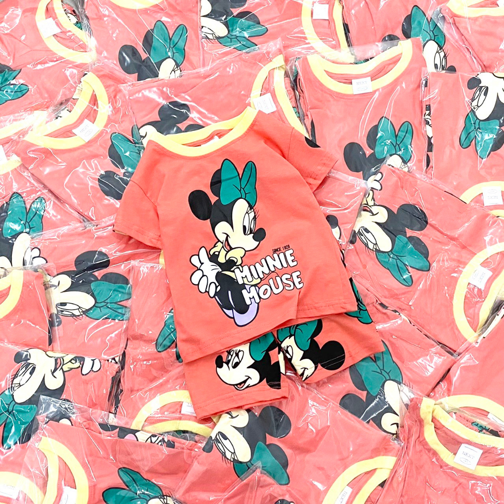 Set bộ Minnie cam Next tqxk cho bé gái siêu đẹp