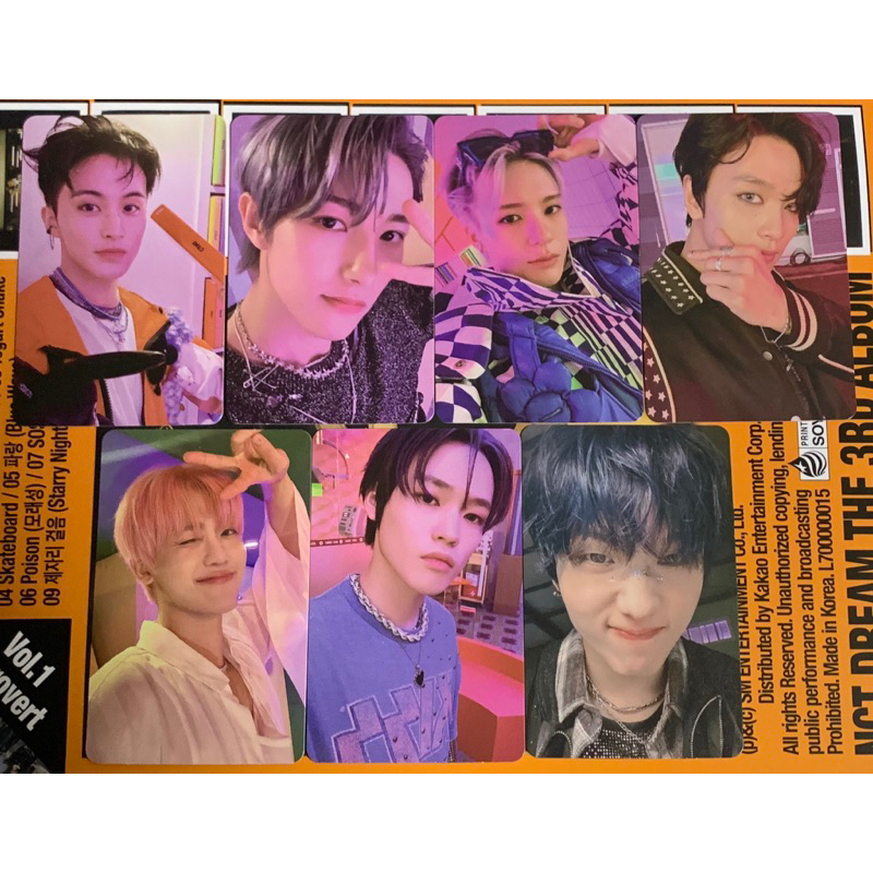 Card ảnh NCT DREAM - ISTJ có sẵn