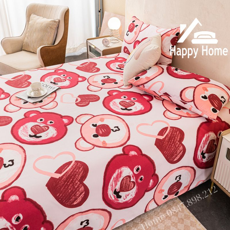 Bộ ga gối giường mẫu mới, bộ ga gối trải giường, ga giường vỏ gối drap giường nệm ga giường 1m2, ga 