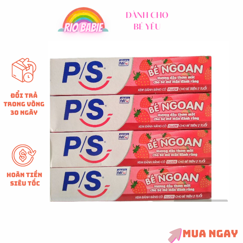 Kem đánh răng p/s hương dâu cho bé