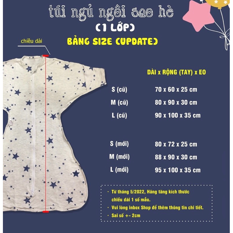 TÚI NGỦ NGÔI SAO