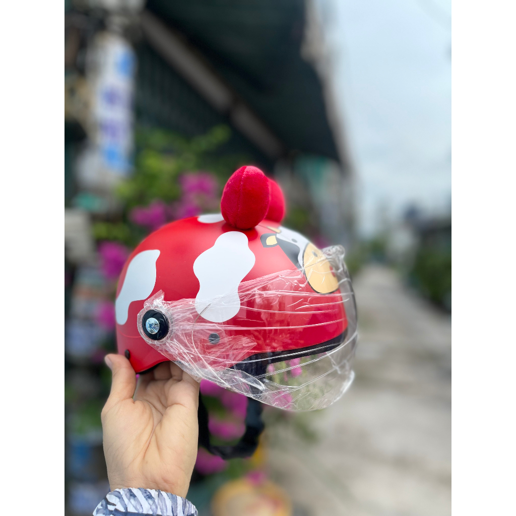 NÓN BẢO HIỂM KÍNH CÀNG CHO E BÉ TỪ 2T ĐẾN 7