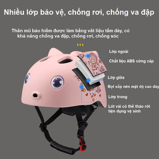 Mũ bảo hiểm dễ thương cho Bé