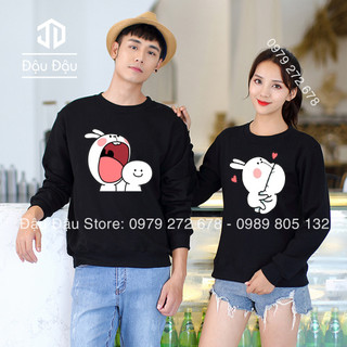Áo nỉ đôi chipi in hình siêu đẹp