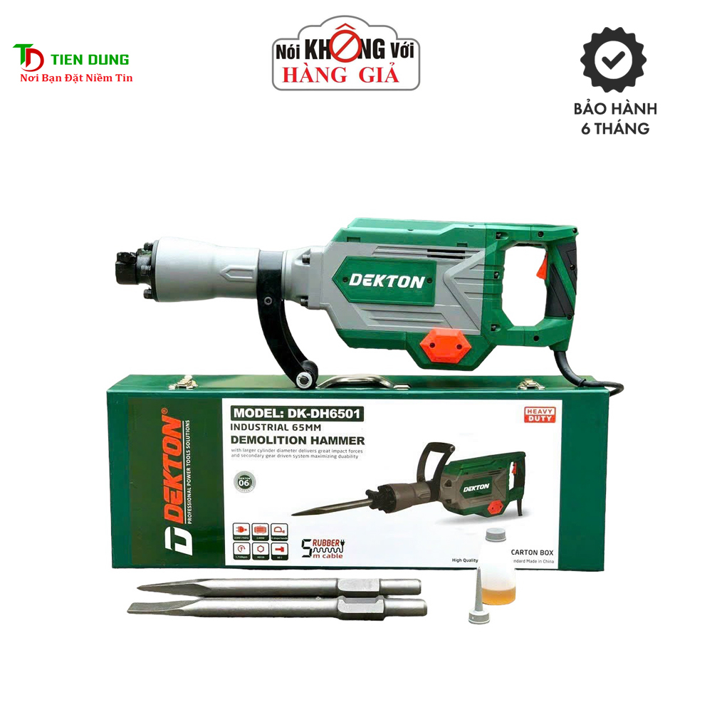 Máy Đục Bê Tông 30mm Dekton DK-DH6501 Công Suất 2400W