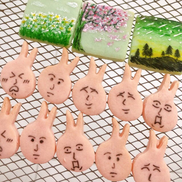 Bánh quy thỏ Hồng meme