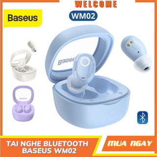 Tai Nghe Nhét Tai Không Dây BASEUS WM02, Bluetooth 5.3, Chống Ồn Dùng Cho Cả OS Android Windows, Gaming Kháng Nước