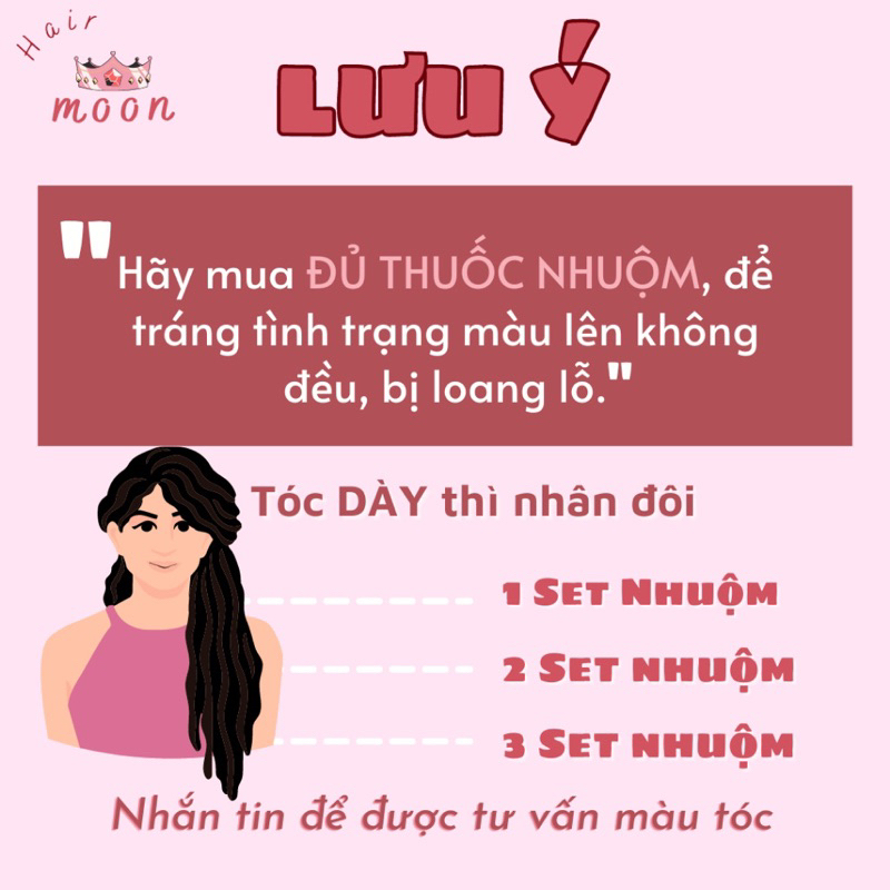 Thuốc nhuộm tóc TÍM THAN ĐEN | Kèm Oxy, viên dưỡng, bao tay, mũ trùm | Hạ nền tóc sáng