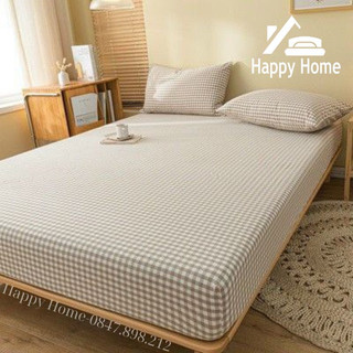 Bộ ga giường, bộ ga gối drap nệm áo gối ra nệm cotton poly cute - Bo chun miễn phí 1m2/1m6/1m8