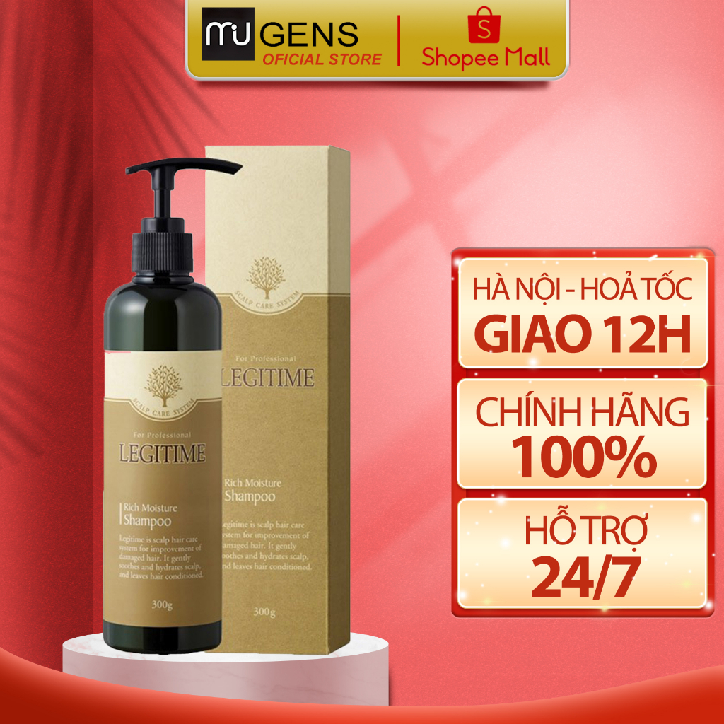 Dầu gội thảo dược mugens ngăn rụng tóc sạch gàu hết ngứa cho tóc khô hàn quốc