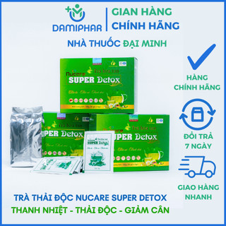 Trà Thải Độc Nucare Super Detox - Thanh Nhiệt, Thải Độc, Thải Mỡ