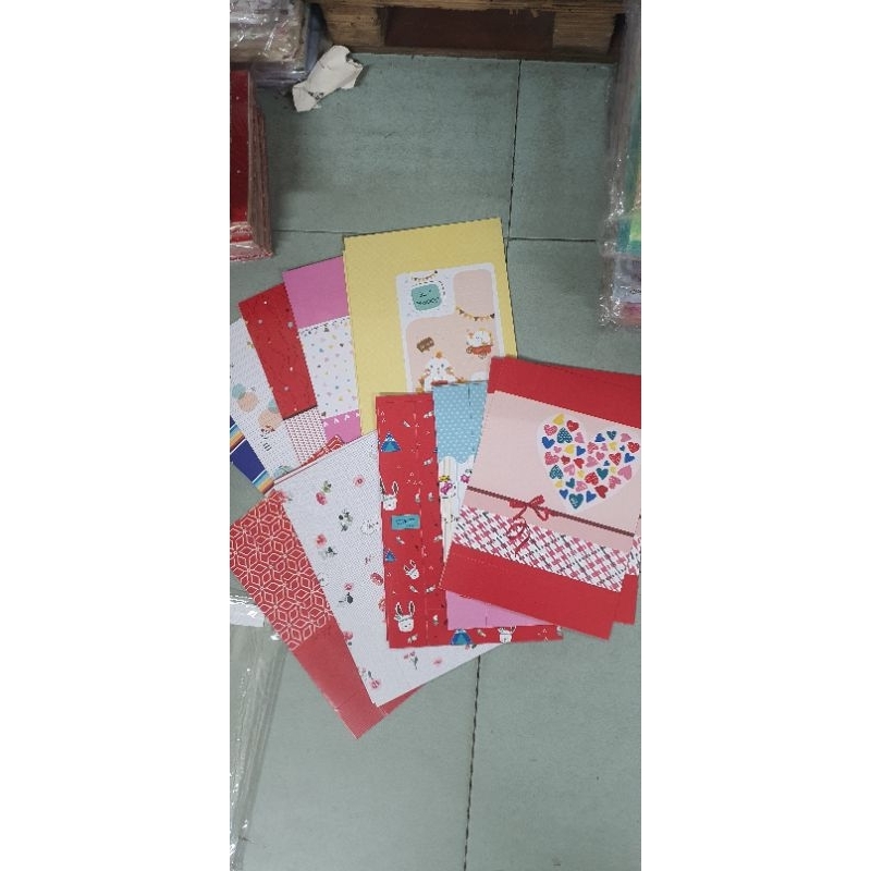 10 hộp xếp in hoa văn 15x21 cao 4cm