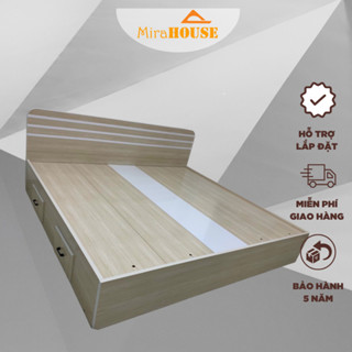 Giường nhựa Đài Loan - ĐỦ KÍCH THƯỚC Có ngăn kéo, Chịu Lực Tốt siêu bền, giao hàng lắp đặt tại nhà