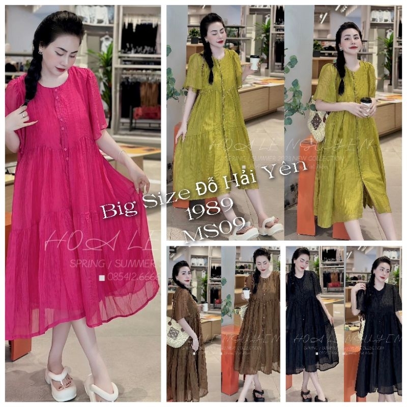 Đầm Babydoll Big Size (55kg đến 100kg) MS09