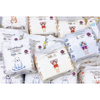   Chính Hãng  Combo 1 thùng bỉm dán quần Natural Blossom thuần chay cho bé da nhạy cảm NB30 S30 M26 L24 XL22 2XL20 3XL18 