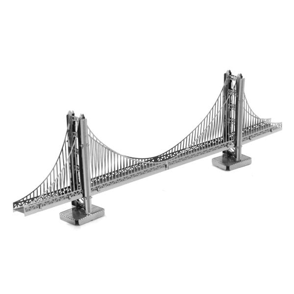 Mô Hình Kim Loại Lắp Ráp 3D Metal Head Cầu Cổng Vàng (Golden Gate Bridge) [chưa ráp]