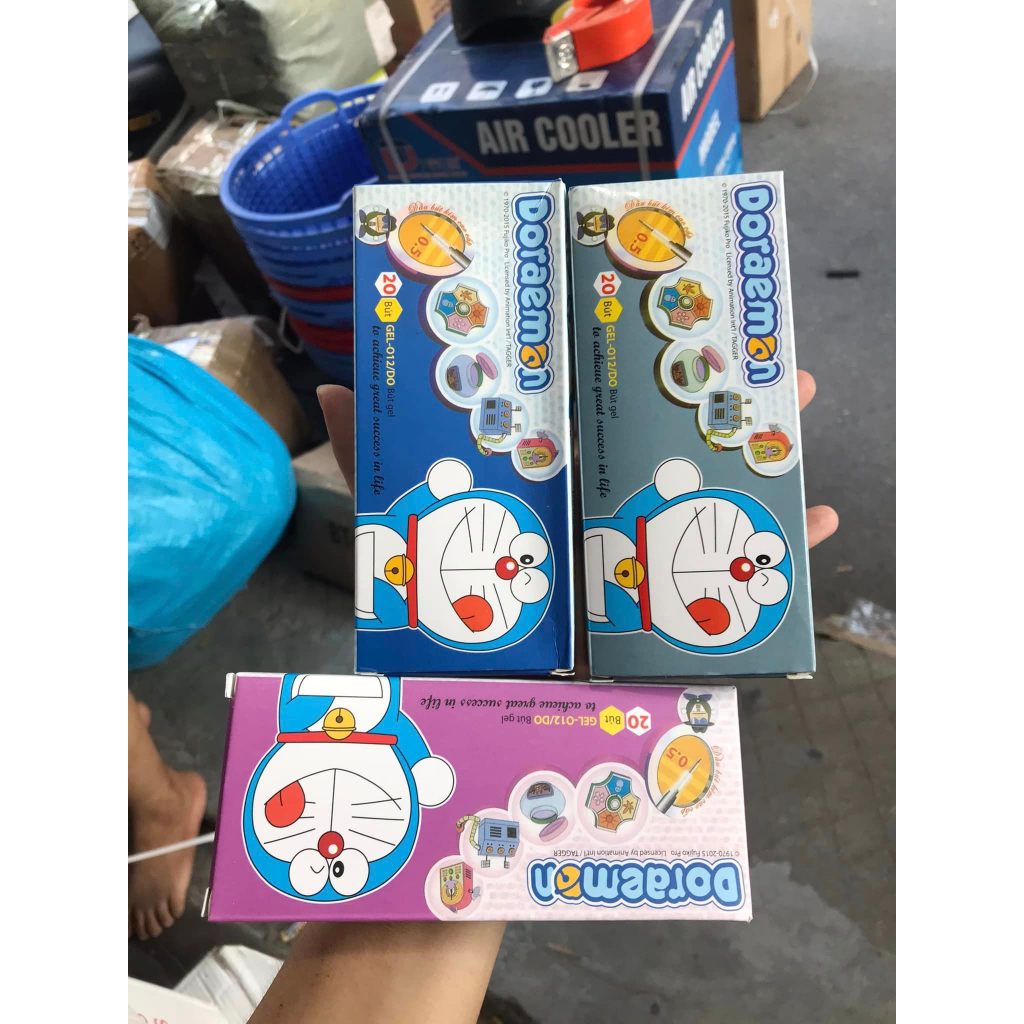 HỘP 20 CHIẾC BÚT KIM DOREMON CHO BÉ TIỂU HỌC