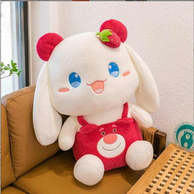 Thú Bông Thỏ Cinnamoroll Hồng Đậm Bông Cao Cấp 35cm - Diabrand